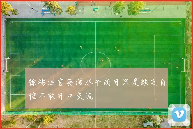 徐彬坦言英语水平尚可只是缺乏自信不敢开口交流